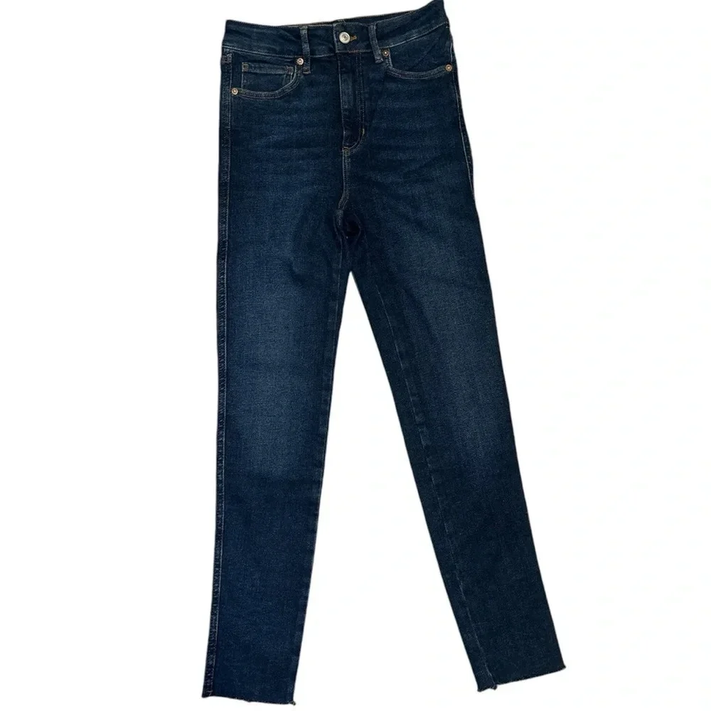 We the free | free people skinny raw hem jeans size 28